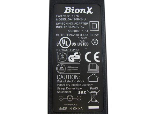 BionX Ladegerät (Kompatibel)  Netzteil 26V 3,45A für E-Bike / Pedelec passend für 48V BionX Akkus – Bild 3