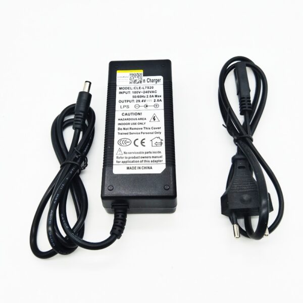 29,4 V 2A  ladegerät für 24 V 2A lithium-batterie – Bild 2