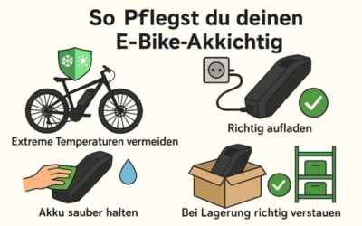 Anleitung: So pflegst du deinen E-Bike-Akku und verlängerst seine Lebensdauer