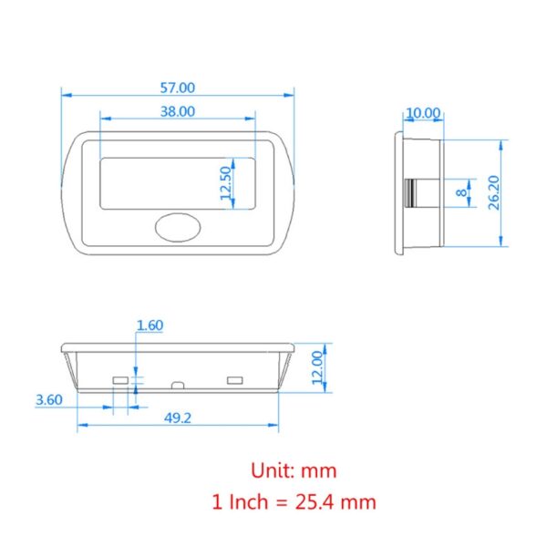 Batterie Kapazität Voltmeter Tester Anzeige – Bild 3